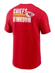Fanatics Red NFL Kansas City Chiefs Blitz Team Essential 100% Cotton T-Shirt - Image 3 of 3