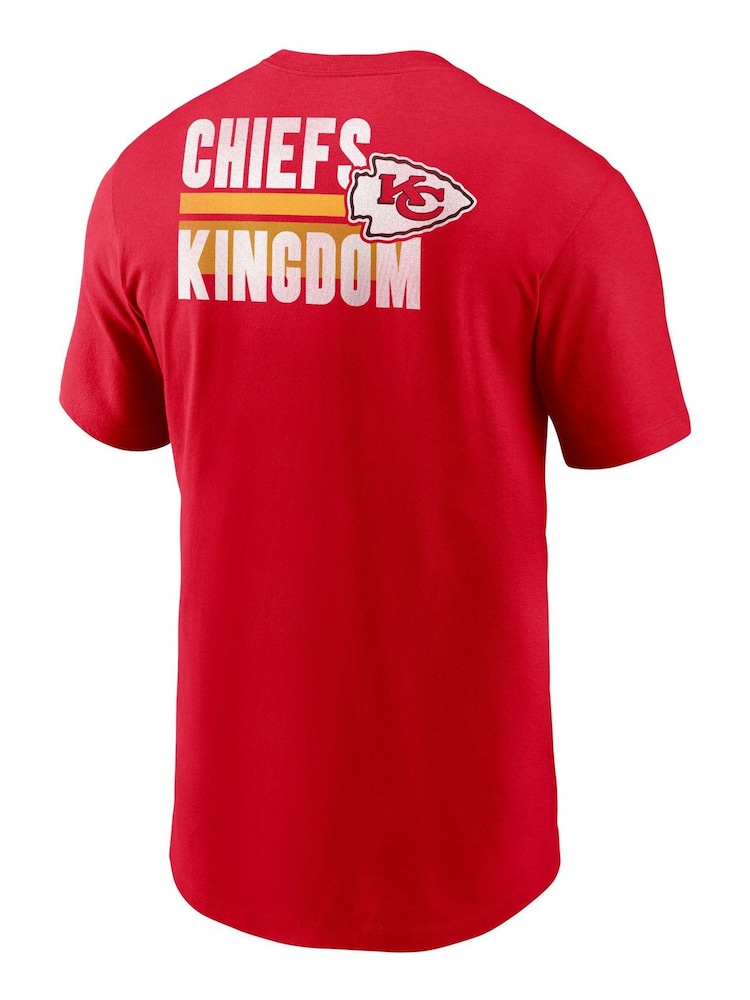 Fanatics Red NFL Kansas City Chiefs Blitz Team Essential 100% Cotton T-Shirt - Image 3 of 3