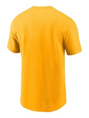 Fanatics Yellow NFL 100% Cotton Pittsburgh Steelers Essential Cotton Blitz Lockup T-Shirt - Image 3 of 3
