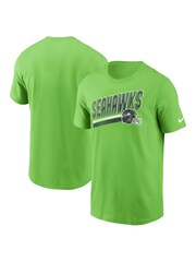 Fanatics Green NFL Seattle Seahawks Essential Cotton Blitz Lockup 100% Cotton T-Shirt - Image 1 of 3