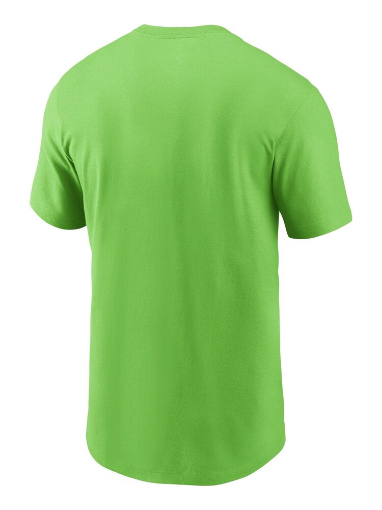 Fanatics Green NFL Seattle Seahawks Essential Cotton Blitz Lockup 100% Cotton T-Shirt - Image 3 of 3