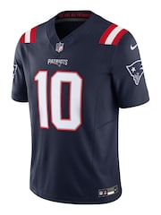 Fanatics Blue NFL New England Patriots Home Limited Jersey - Mac Jones - Image 2 of 3