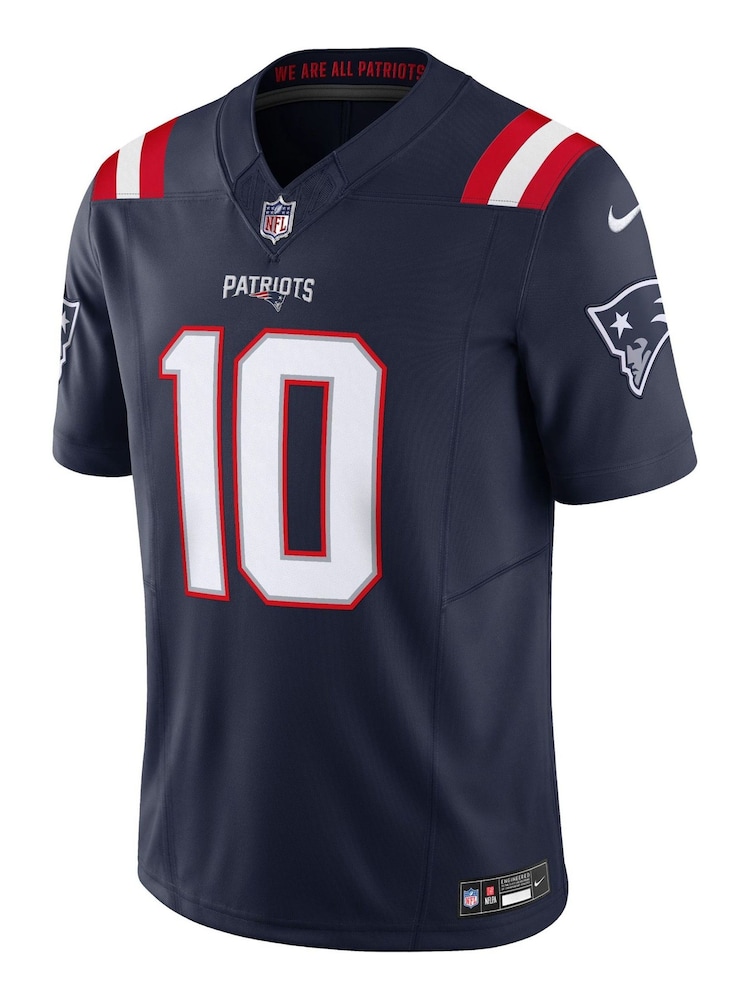 Fanatics Blue NFL New England Patriots Home Limited Jersey - Mac Jones - Image 2 of 3