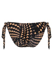 Pour Moi Black Portofino High Leg Tie Side Bikini - Image 8 of 8