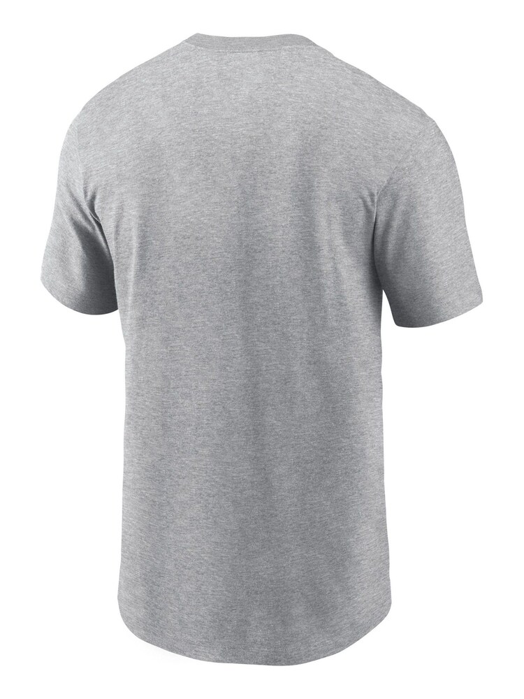 Fanatics Grey NFL Las Vegas Raiders Essential Cotton Blitz Lockup 100% Cotton T-Shirt - Image 3 of 3