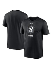 Fanatics MLB Baltimore Orioles City Connect Legend Practice Velocity Black T-Shirt - Image 1 of 3