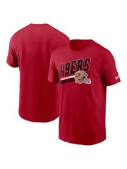 Fanatics Red NFL San Francisco 49ers Essential Blitz Lockup 100% Cotton T-Shirt - Image 1 of 3