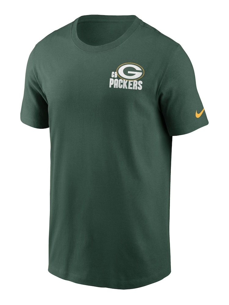 Fanatics NFL Green Bay Packers Blitz Team Essential 100% Cotton T-Shirt - Image 2 of 3