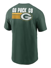 Fanatics NFL Green Bay Packers Blitz Team Essential 100% Cotton T-Shirt - Image 3 of 3
