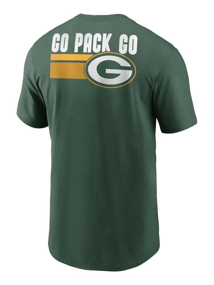 Fanatics NFL Green Bay Packers Blitz Team Essential 100% Cotton T-Shirt - Image 3 of 3