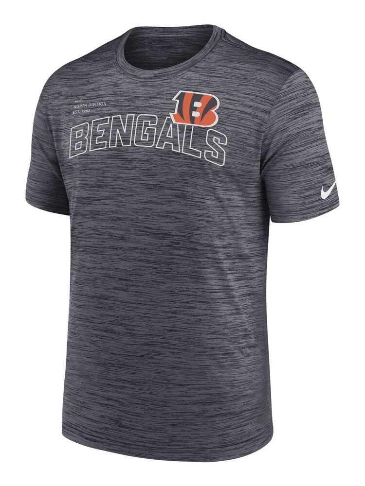 Fanatics Grey NFL Cincinnati Bengals Velocity Arch T-Shirt - Image 2 of 3