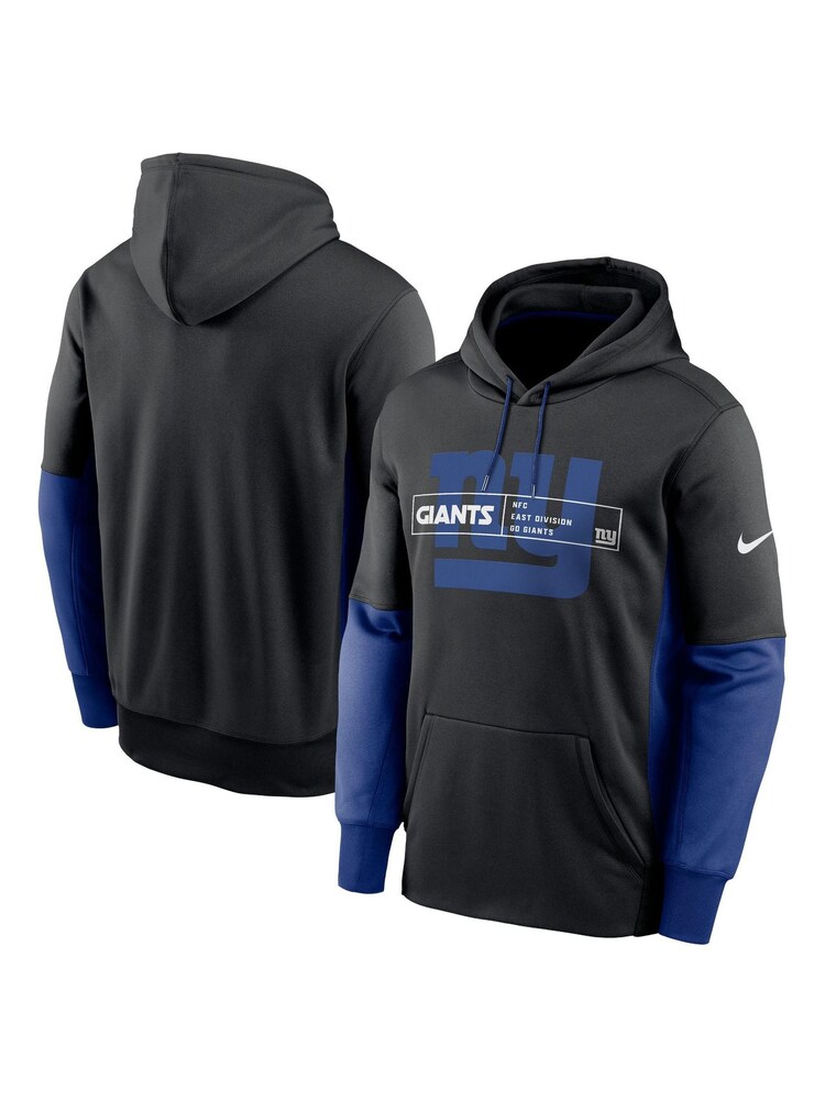 Fanatics NFL New York Giants Therma Colour Block Black Hoodie - Image 1 of 3 Fanatics NFL New York Giants Therma Colour Block Black Hoodie - Image 1 of 3
