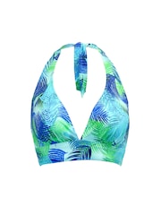 Pour Moi Blue Non Wired Aruba Bikini Top - Image 4 of 5