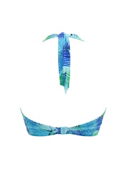 Pour Moi Blue Non Wired Aruba Bikini Top - Image 5 of 5