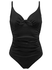 Черный - Pour Moi St Kitts Underwired Non Padded Swimsuit - Image 5 of 6