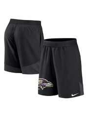 Fanatics NFL Baltimore Ravens Stretch Woven Black Shorts - Image 1 of 3