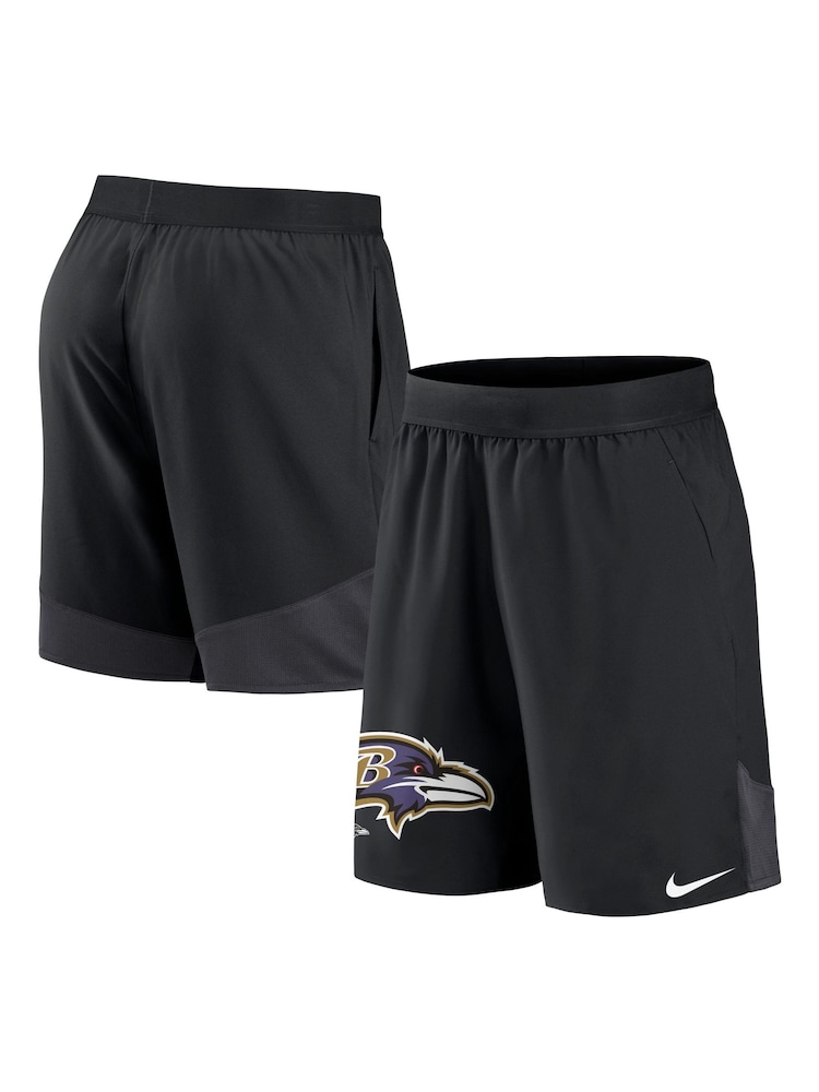 Fanatics NFL Baltimore Ravens Stretch Woven Black Shorts - Image 1 of 3