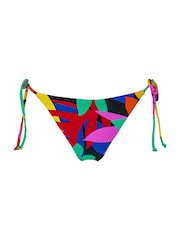 Pour Moi Black Maya Bay Reversible Tie Side Bikini Briefs - Image 4 of 7