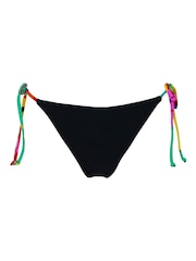 Pour Moi Black Maya Bay Reversible Tie Side Bikini Briefs - Image 6 of 7