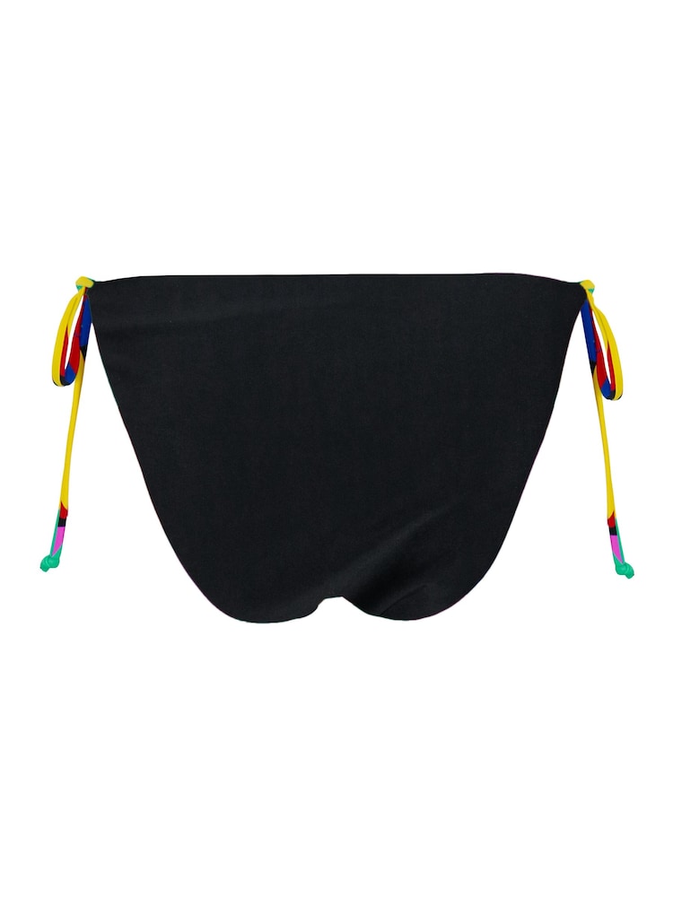 Pour Moi Black Maya Bay Reversible Tie Side Bikini Briefs - Image 7 of 7