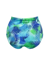 Pour Moi Blue High Waist Aruba Bikini Briefs - Image 4 of 4
