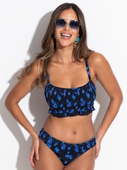 Zwart/blauw - Pour Moi Free Spirit bikinitop - Image 1 of 1