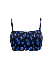 Negro y azul - Top de bikini Free Spirit de Pour Moi - Imagen 3 de 4