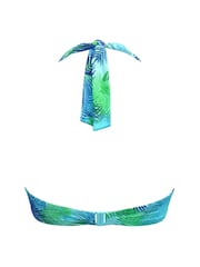 Pour Moi Blue Non Padded Underwired Aruba Bikini Top - Image 6 of 6