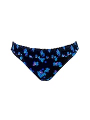 Pour Moi Black & Blue Brief Free Spirit Bikini Briefs - Image 2 of 4
