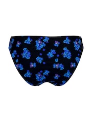 Pour Moi Black & Blue Brief Free Spirit Bikini Briefs - Image 3 of 4
