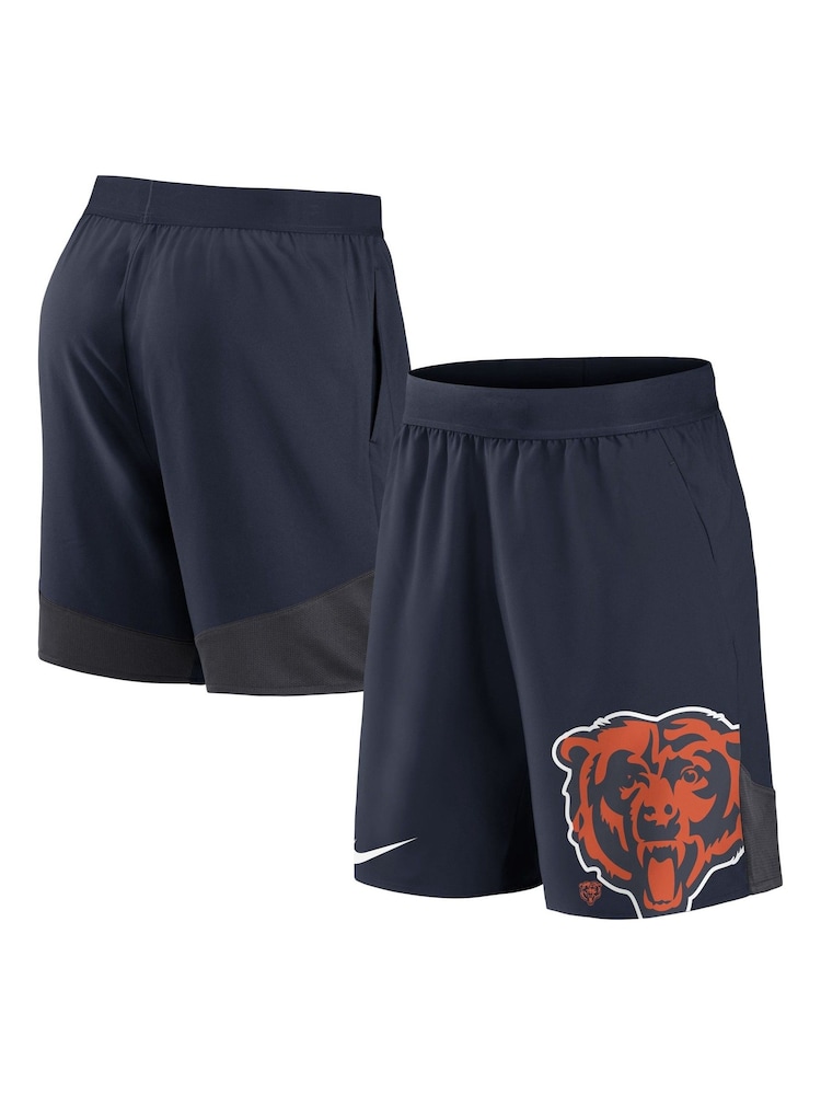 Fanatics Blue NFL Chicago Bears Stretch Woven Shorts - Image 1 of 3 Fanatics Blue NFL Chicago Bears Stretch Woven Shorts - Image 1 of 3