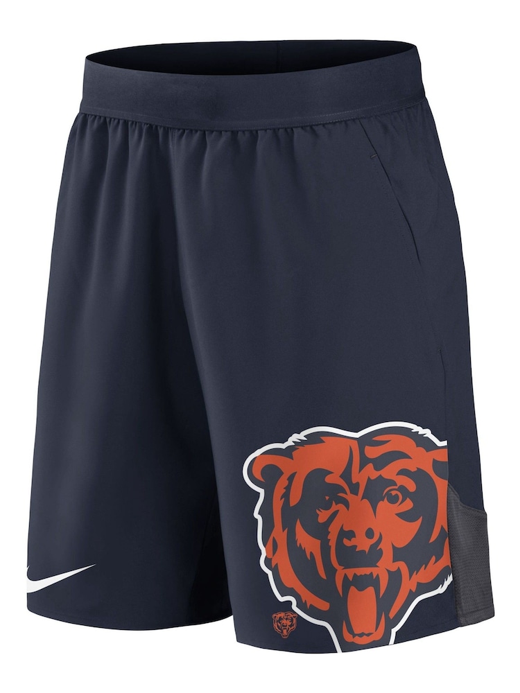 Fanatics Blue NFL Chicago Bears Stretch Woven Shorts - Image 2 of 3 Fanatics Blue NFL Chicago Bears Stretch Woven Shorts - Image 2 of 3