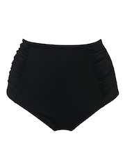 Pour Moi Black High Waist Space Bikini Bottoms - Image 3 of 4