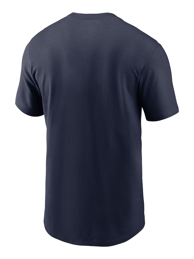 Fanatics Blue NFL New England Patriots Local Essential 100% Cotton T-Shirt - Image 3 of 3 Fanatics Blue NFL New England Patriots Local Essential 100% Cotton T-Shirt - Image 3 of 3