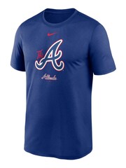 Fanatics Blue MLB Atlanta Braves City Connect Legend Practice Velocity T-Shirt - Image 2 of 3