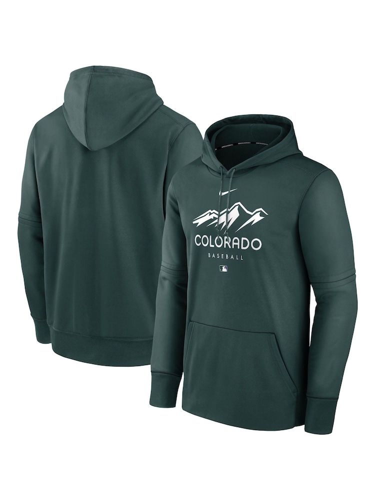 Fanatics Green MLB Colorado Rockies City Connect Therma Hoodie - Image 1 of 3