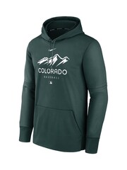 Fanatics Green MLB Colorado Rockies City Connect Therma Hoodie - Image 2 of 3