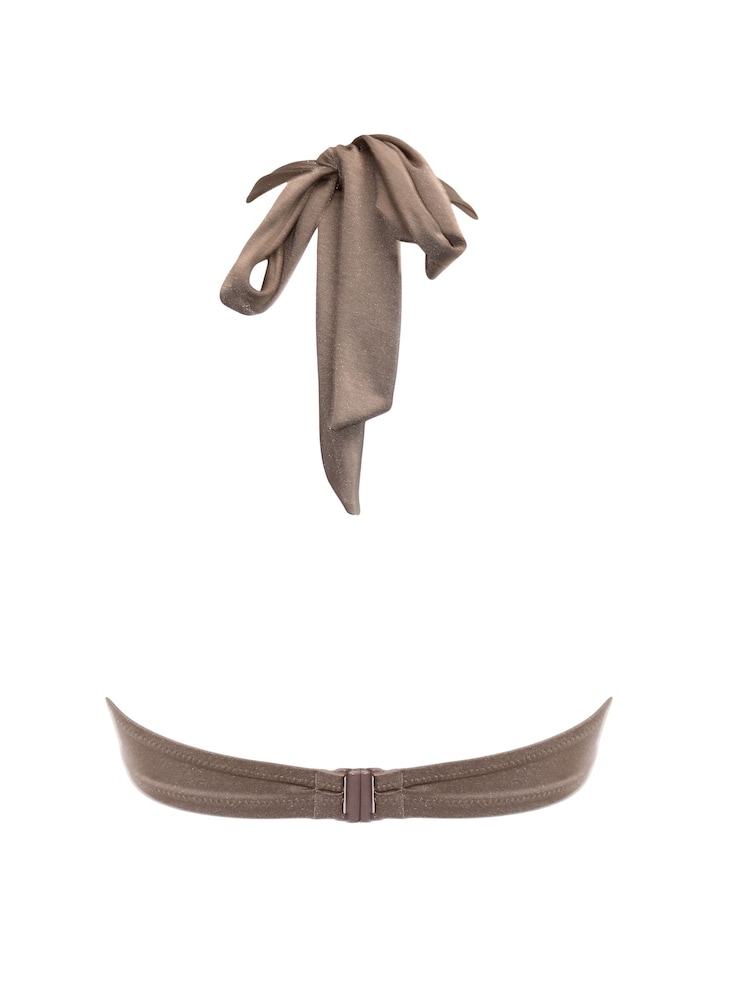 Pour Moi Metallic Padded St Kitts Bikini Top - Image 4 of 4
