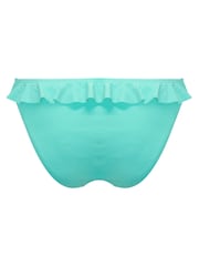 Pour Moi Blue Bermuda High Leg Frill Bikini Briefs - Image 5 of 5