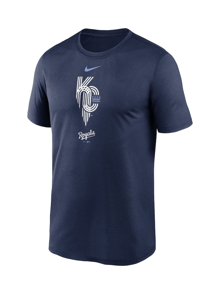 Fanatics Blue MLB Kansas City Royals City Connect Legend Practice Velocity T-Shirt - Image 2 of 3