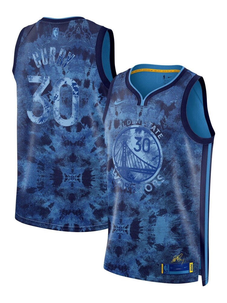 Fanatics Blue NBA Golden State Warriors MVP Select Series Jersey - Stephen Curry - Image 1 of 1