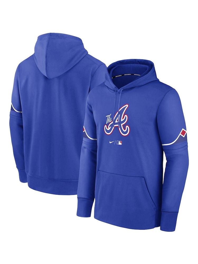 Fanatics Blue MLB Atlanta Braves City Connect Therma Hoodie - Image 1 of 3