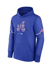 Fanatics Blue MLB Atlanta Braves City Connect Therma Hoodie - Image 2 of 3