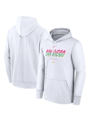 Fanatics MLB San Diego Padres City Connect Therma White Hoodie - Image 1 of 3