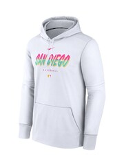 Fanatics MLB San Diego Padres City Connect Therma White Hoodie - Image 2 of 3