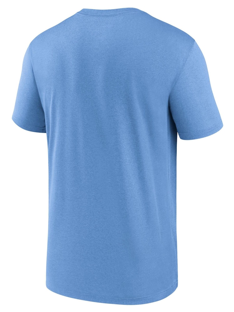 Fanatics Blue MLB Milwaukee Brewers City Connect Legend Practice Velocity T-Shirt - Image 3 of 3 Fanatics Blue MLB Milwaukee Brewers City Connect Legend Practice Velocity T-Shirt - Image 3 of 3
