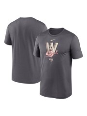 Fanatics Grey MLB Washington Nationals City Connect Legend Practice Velocity T-Shirt - Image 1 of 3