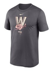 Fanatics Grey MLB Washington Nationals City Connect Legend Practice Velocity T-Shirt - Image 2 of 3