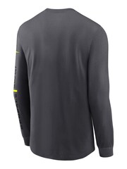 Fanatics Grey NFL Cincinnati Bengals VOLT Long Sleeve Dri-FIT Cotton T-Shirt - Image 2 of 3