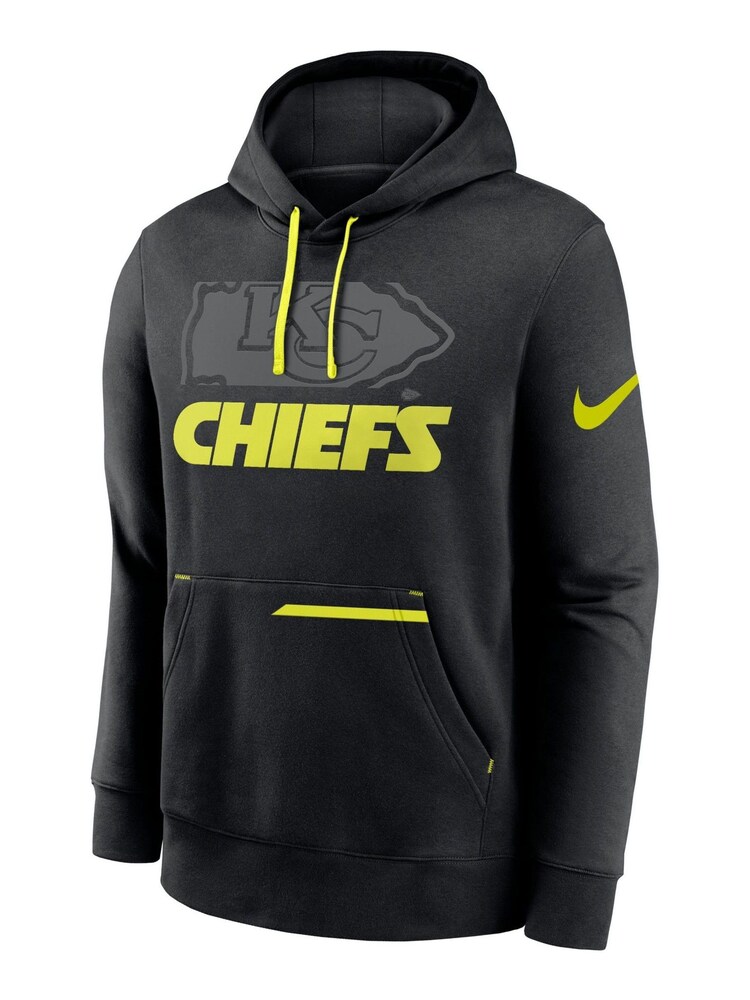 Fanatics Kansas City Chiefs Black Pullover Fleece Hoodie - Image 2 of 3